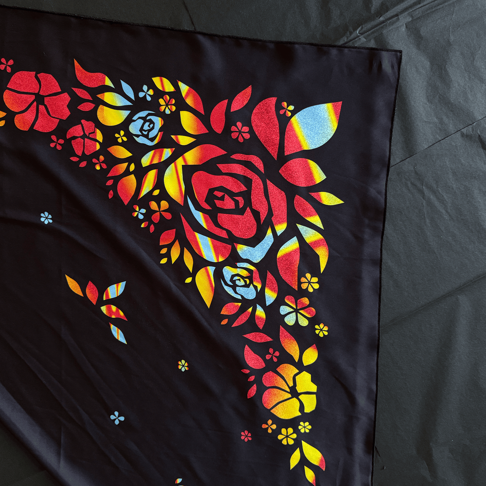 CMYK-scarf, Black